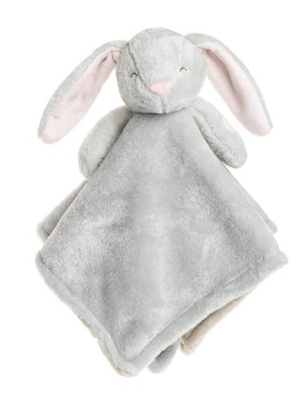 New Carter's Plush Grey Bunny Rabbit Baby Security Blanket Lovey Kids Preferred
